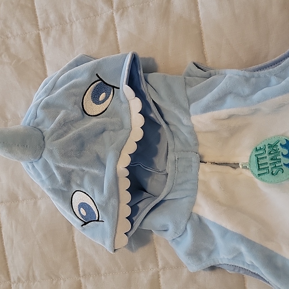NWT Blue and White Shark Halloween Costume for Kids - Picture 2 of 3